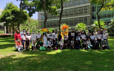 Niños de La Vega visitaron la UCAB para celebrar la culminación del año escolar 2020-2021